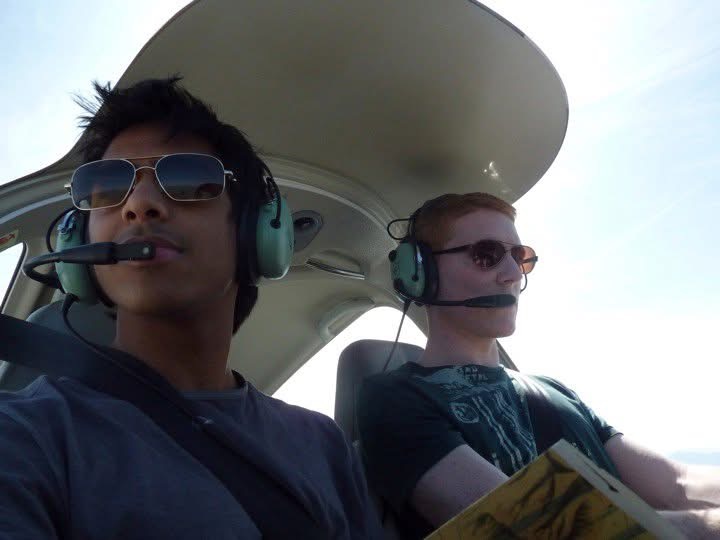 Flying up the Pacific coast, 2009